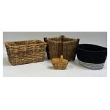 (M) Assorted Baskets As Pictured