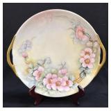 (E) Royal Bavaria Cake Plate 10.75" Hand Painted