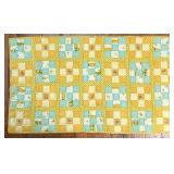(E) Handmade Baby Quilt 51" X 29ï¿½