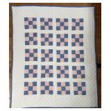 (E) Handmade Baby Quilt 44ï¿½ X 37ï¿½