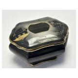 (F) Vintage Hair Receiver with Oriental Design