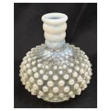 (A) Vintage Fenton Milk Hobnail Moonstone Perfume