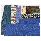 (M) Assorted Quilting Material As Pictured