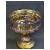 (M) Vintage Indiana Marigold Carnival Glass Kings