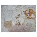 (M) Assorted Table Runners and Doilies As