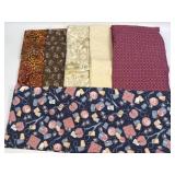 (M) Assorted Quilting Material As Pictured