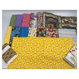 (M) Assorted Quilting Material As Pictured