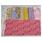 (M) Assorted Quilting Material As Pictured