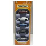 (G) 5 Matchbox Cars By Mattel in Original