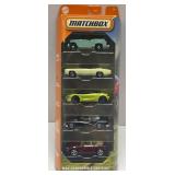 (G) 5 Matchbox Cars By Mattel in Original