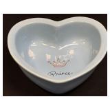 (A) Heart Shaped Ceramic Trinket Dish ï¿½Princeï¿½