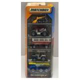 (G) 5 Matchbox Cars By Mattel in Original