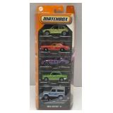 (G) 5 Matchbox Cars By Mattel in Original
