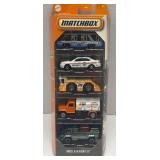 (G) 5 Matchbox Cars By Mattel in Original