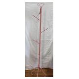 (FL) Pink Decorative Coat/Hat/Bag Rack with Bird