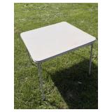 Multi-Purpose Gray Color Portable Card Table with