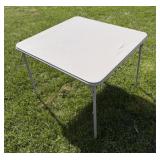 Multi-Purpose Gray Color Portable Card Table with