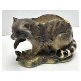 (F) Napcoware Raccoon Planter