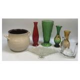 (M) Assorted Lot As Pictured Including Vases and