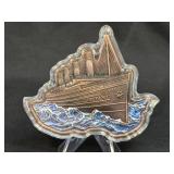 (SC) 5 AVDP Oz .999 Fine Copper ï¿½Titanicï¿½ Shaped