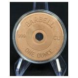 (SC) BARBELL WEIGHT PLATE 2025 1 OZ COPPER