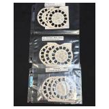 (A) 9 Vintage View Master Reels-The White House,