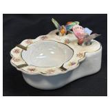 (A) Vintage Kyoto Porcelain Butterfly Floral