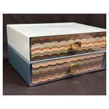 (A) 2 Drawer Desktop Stacking Storage Unit 13ï¿½ X