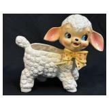 (A) Vintage Nursery Accents Baby Lamb Planter