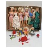 (M) Vintage Barbies and Accessories As Pictured