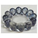 (E) Antique BOOPIE ASHTRAY BUBBLE BALL GLASS Light