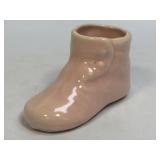 (E) Vintage Shawnee USA Pottery- Pink Shoe -