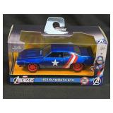 (D) Jada Toys Marvel Avengers 1972 Plymouth GTX
