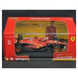 (D) Burago SF 24 Formula Racing Ferrari 1:43
