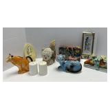 (F) Assorted Items Including Salt and Pepper Book