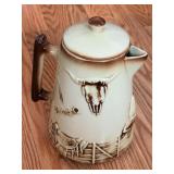 Vintage McCoy El RANCHO Bar-B-Q Coffee Server Pot