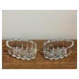 2 Princess House Spoon Rests 5' x 3'