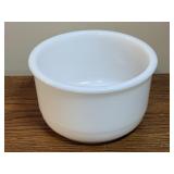 6 1/2' x 4' Milk Glass Mixing Bowl