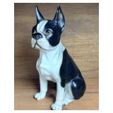 9 1/2' Porcelain Boston Terrier Figurine