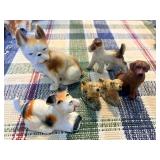 6 Assorted Dog Figurines