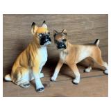 2 Porcelain Boxer Figurine