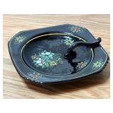 1950s Handpainted Trinket Tray Made in Japan 6'