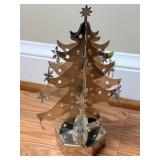 Vintage Christmas Angel Tree Spins W/Music 10'