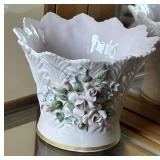 5' Lefton Floral Bowl