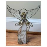 10' Handmade Stained Glass Angel-Bottom Damaged