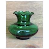 Vintage Anchor Hocking Small Vase Emerald Green