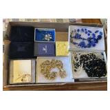 Tray Lot of Assorted Costume Jewelry