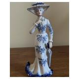 Vintage KPM Porcelain Bisque Edwardian Lady