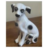 Hand Painted Brazil Porcelain Dog