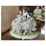 Vintage Porcelain & Lace Figurine